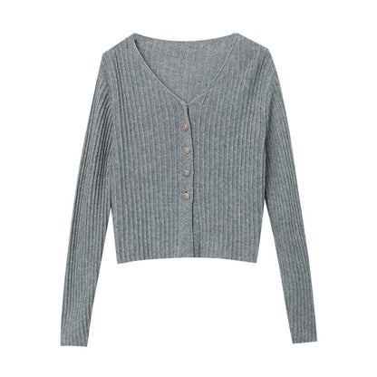 Damen Strickjacke mit Knöpfen Norvielle
