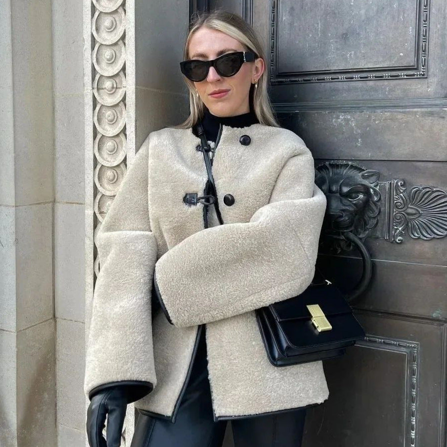 Damen Fleecejacke Kuschelig Mit Taschen Norvielle Grau - Norvielle