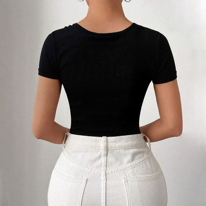 Damen Body Asymmetrischer Schnitt Drapierung Norvielle