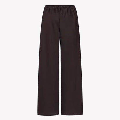 Damen Weite Stoffhose Elastischer Bund Norvielle