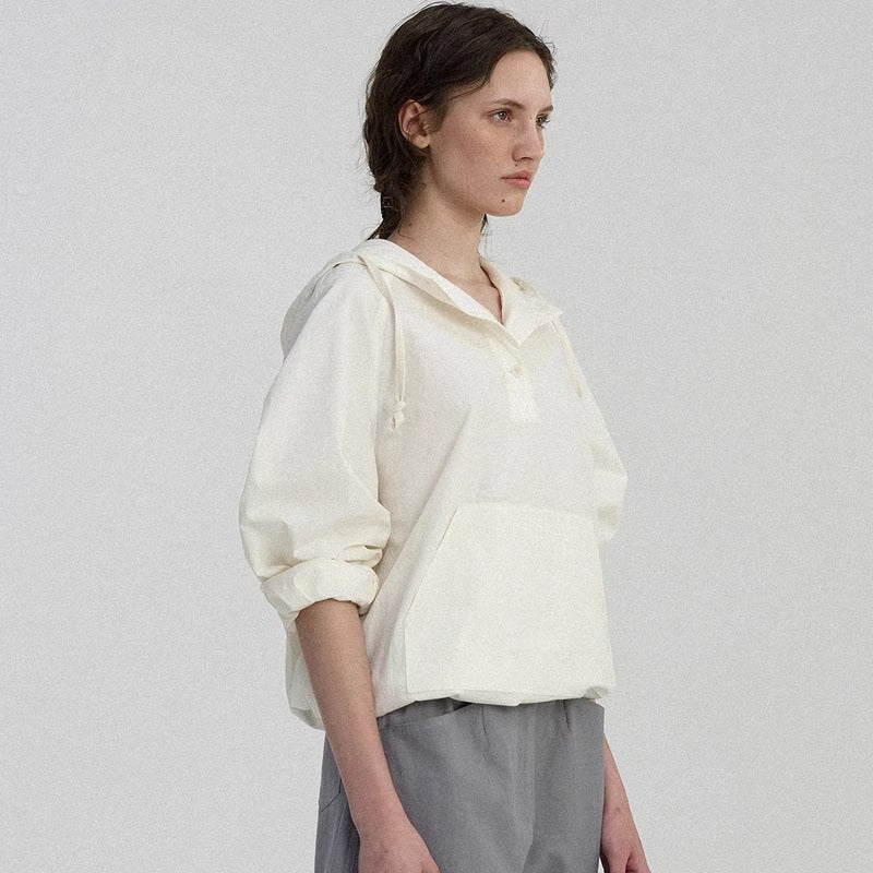 Damen Kapuzenbluse Lässig Innovativer Schnitt Norvielle