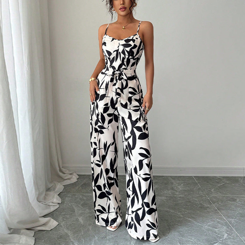 Damen Jumpsuit Floralmuster Norvielle - Norvielle