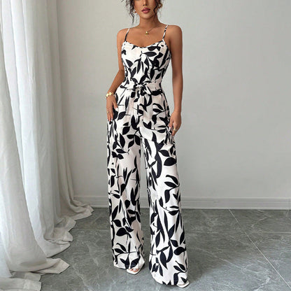 Damen Jumpsuit Floralmuster Norvielle - Norvielle