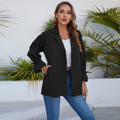 Damen Utility-Jacke mit Knöpfen Norvielle