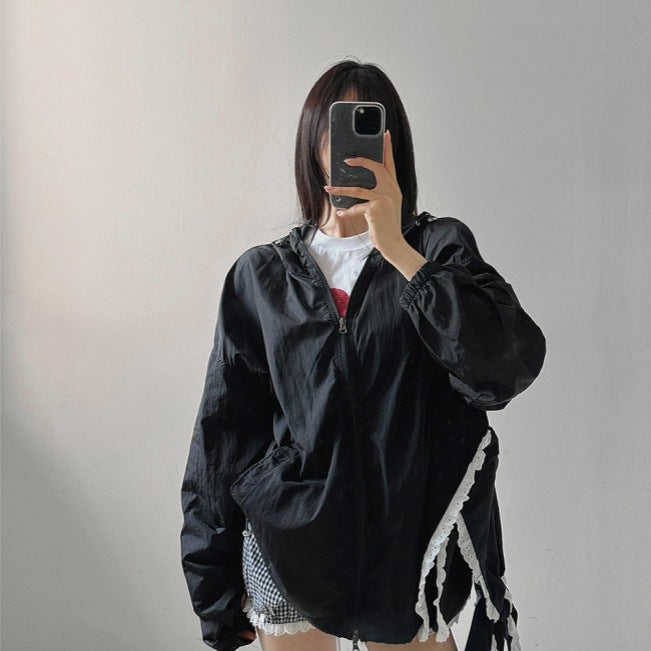 Damen Sportjacke Reißverschluss Norvielle