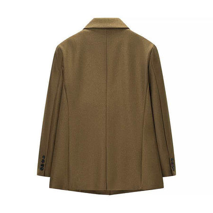Damen Oversized Blazerjacke Klassisch