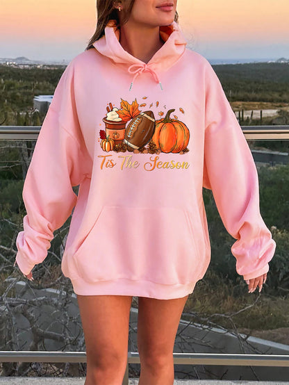 Damen Kapuzenpullover Herbstlich Gemütlich Norvielle