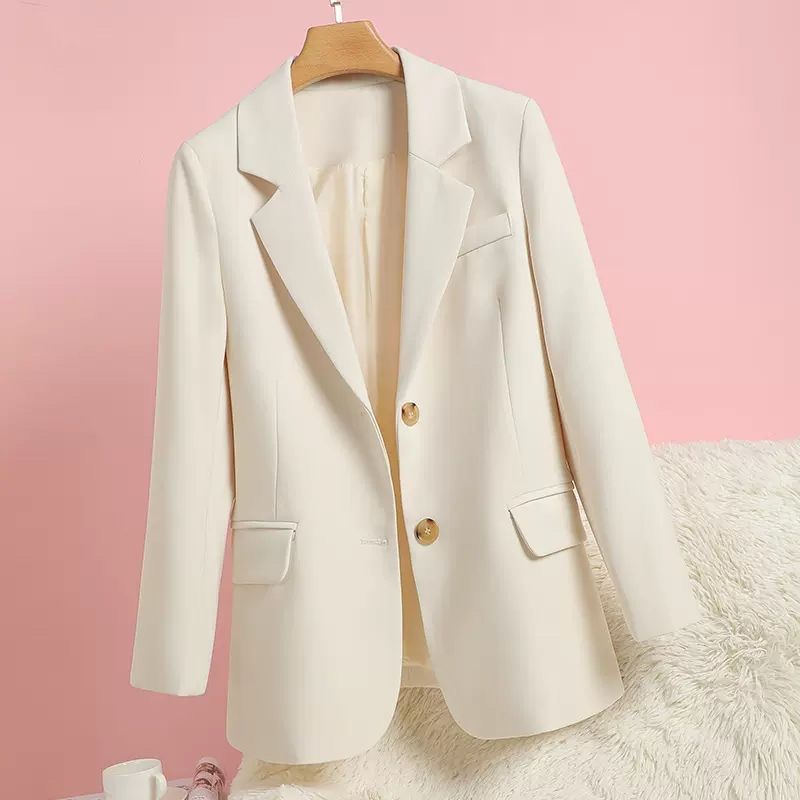 Damen Blazer Eleganter Schnitt Goldene Knöpfe