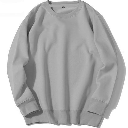 Damen Sweatshirt Baumwollmix Rundhalsausschnitt Lässig Beige