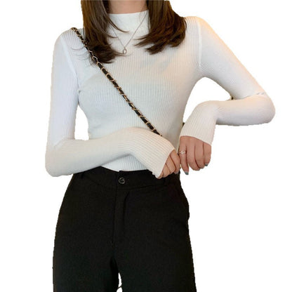 Damen Rollkragenpullover Rippstrick Norvielle