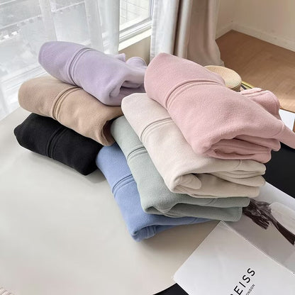 Damen Fleecejacke Hohler Kragen Kuschelig Grün Norvielle