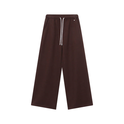 Damen Freizeithose Elastischer Bund Weite Passform Beige