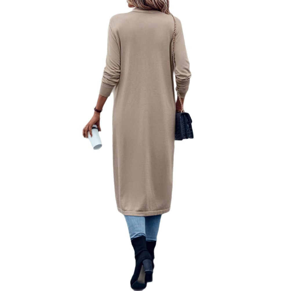 Damen Strickmantel Offen Norvielle Elegantes Design