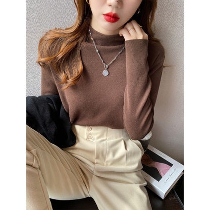 Damen Strickpullover Stehkragen Weich Norvielle