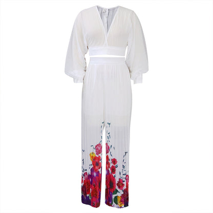 Damen Jumpsuit Florales Design