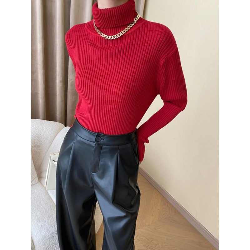 Damen Rollkragenpullover Ribbstrick Norvielle - Norvielle