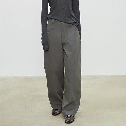 Damen High-Waist-Hose Strukturiert Norvielle
