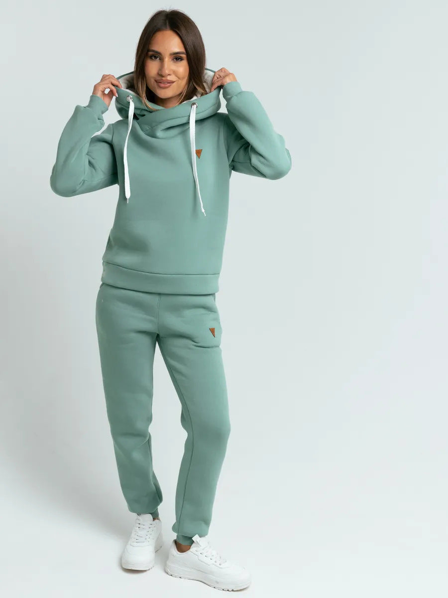Damen Hoodie Voluminos Norvielle Jogginghose Set