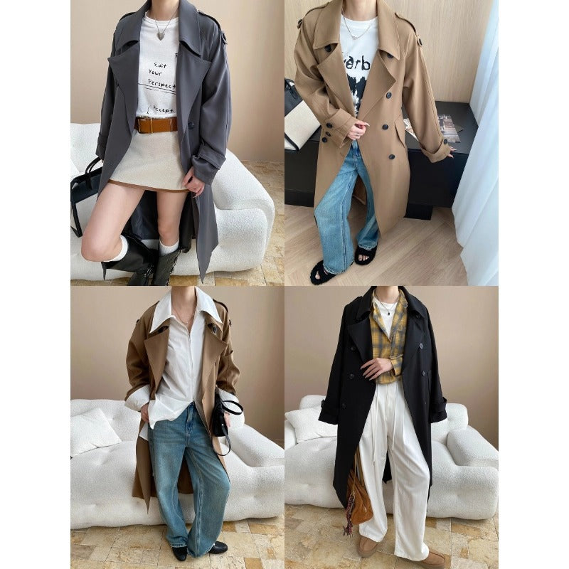 Damen Trenchcoat Elegantes Design Norvielle
