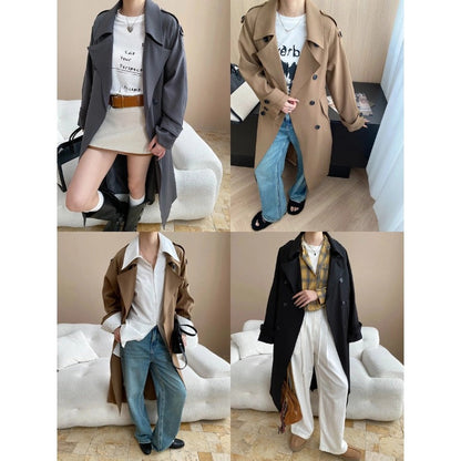 Damen Trenchcoat Elegantes Design Norvielle