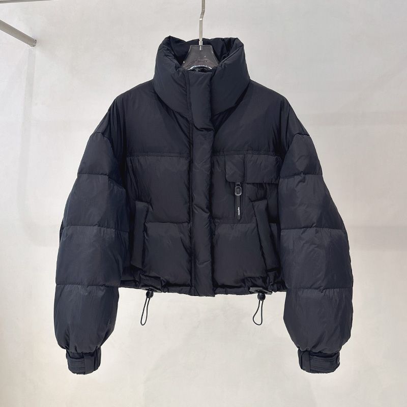 Damen Daunenjacke Kurz Warm Hochkragen Norvielle