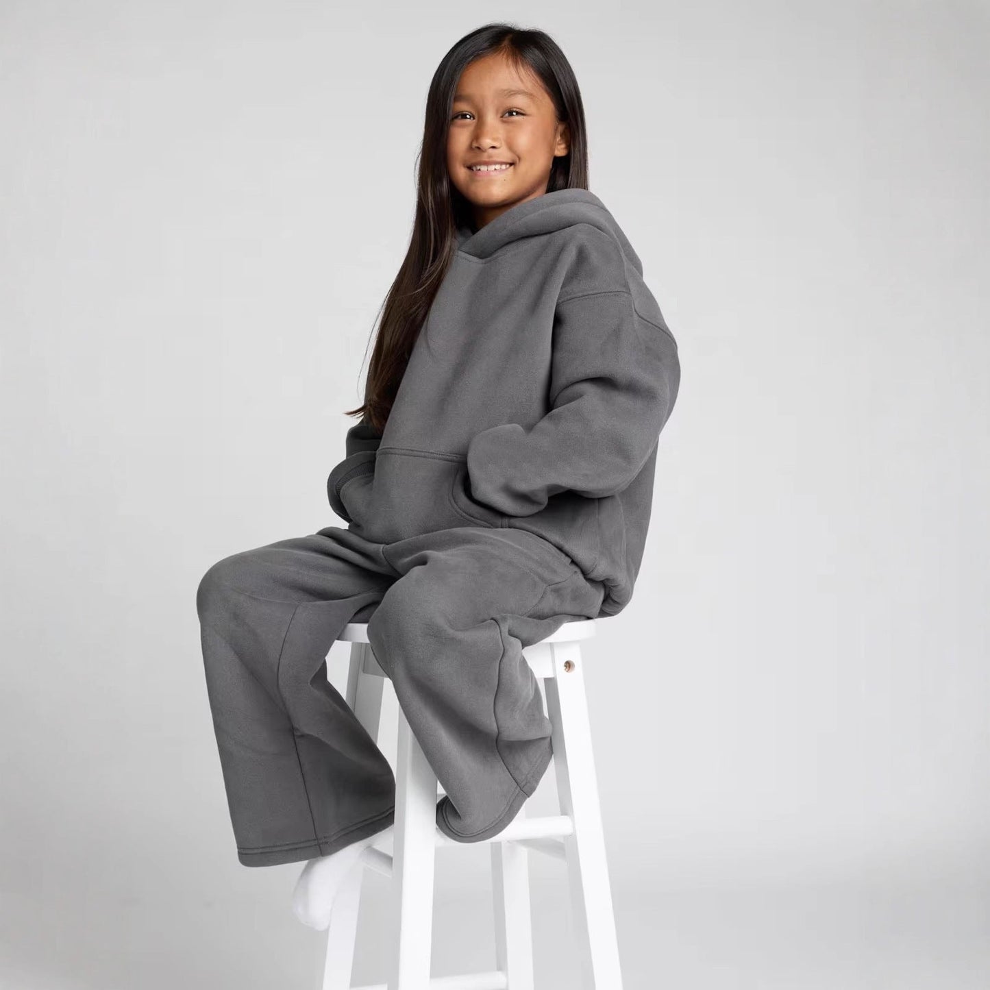 Damen Oversized Fleece Kapuzenanzug Weich Norvielle - Norvielle