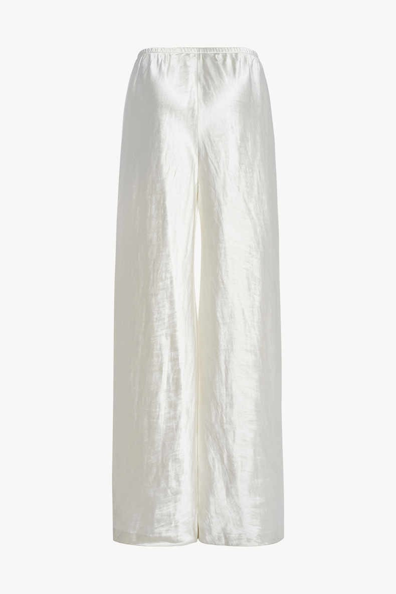 Damen Hochbundhose Satin Elegant