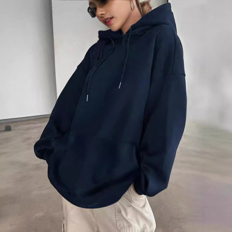 Damen Kapuzenpullover Glitzerndes Sternmotiv Norvielle