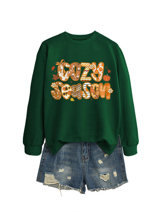 Damen Sweatshirt Herbstdesign Lässig Norvielle