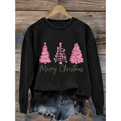 Damen Weihnachtssweatshirt Festlich Rot Norvielle