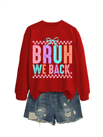 Damen Sweatshirt Bequem Fröhlicher Druck Norvielle