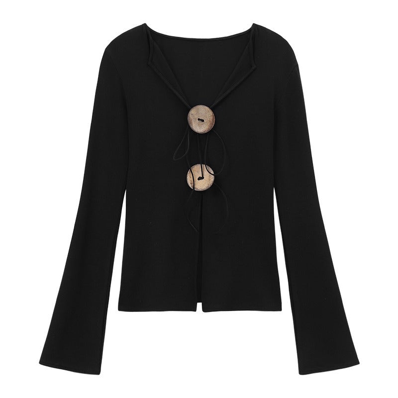 Damen Strickjacke mit Lock-Detail Norvielle