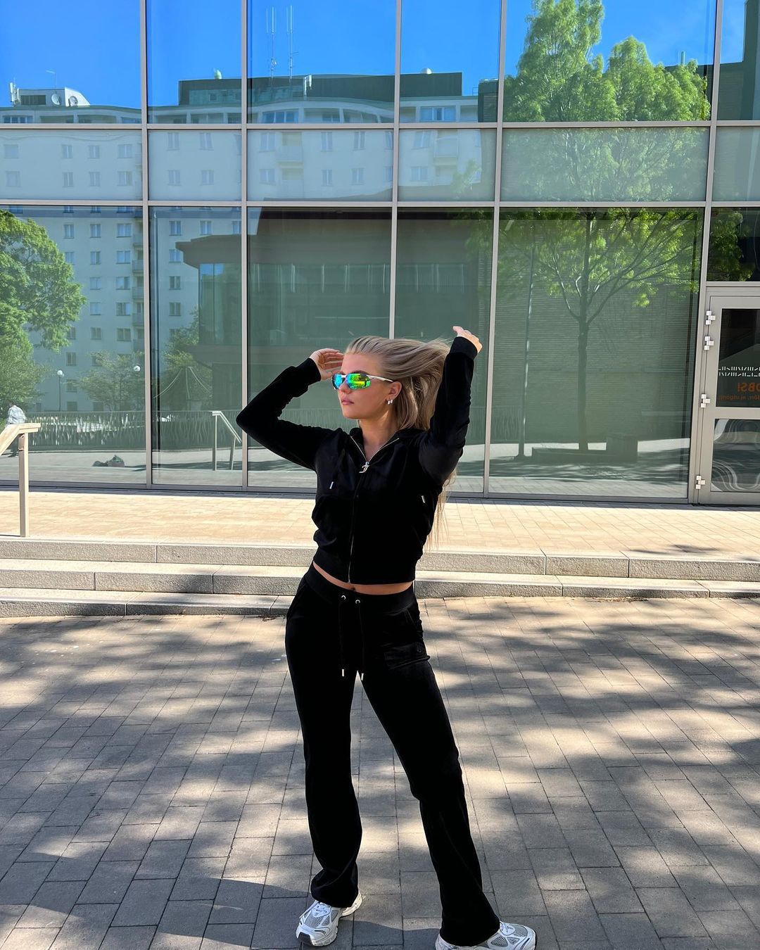 Damen Jogginganzug Sportlich Modisch Norvielle