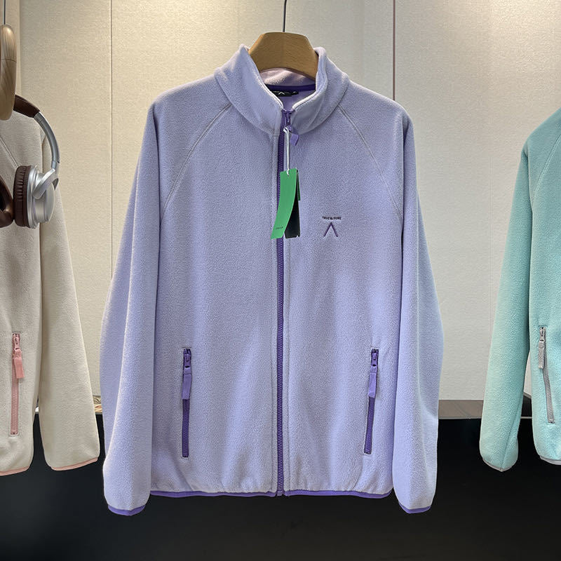 Damen Fleecejacke Weich Reißverschluss Norvielle