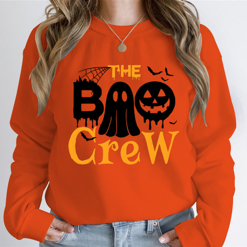 Damen Sweatshirt Halloween Grafikdruck