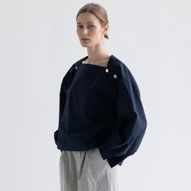 Damen Bluse Modisch Knöpfe Norvielle