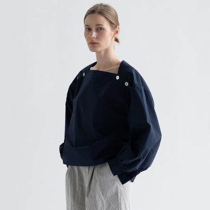 Damen Bluse Modisch Knöpfe Norvielle