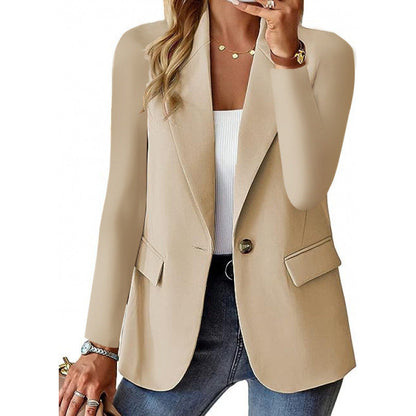 Damen Blazer Moderner Schnitt Mit Knöpfen Norvielle