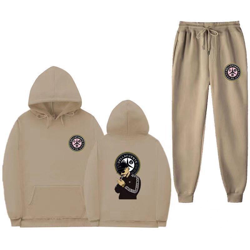 Damen Pullover Set mit Jogginghose und einzigartigem Druck