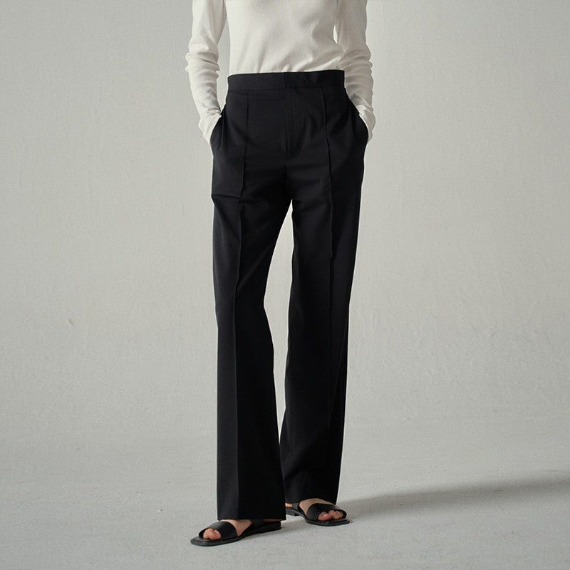 Damen Stoffhose Elegant Fließend Norvielle