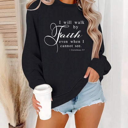 Damen Sweatshirt Weiches Material Beige