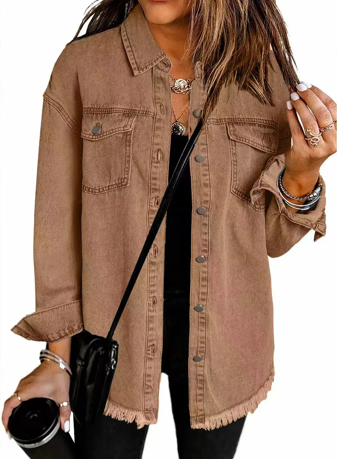 Klassische Damen Jeansjacke