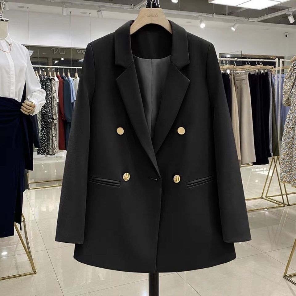 Damen Blazer Doppelter Knopfleiste Modern