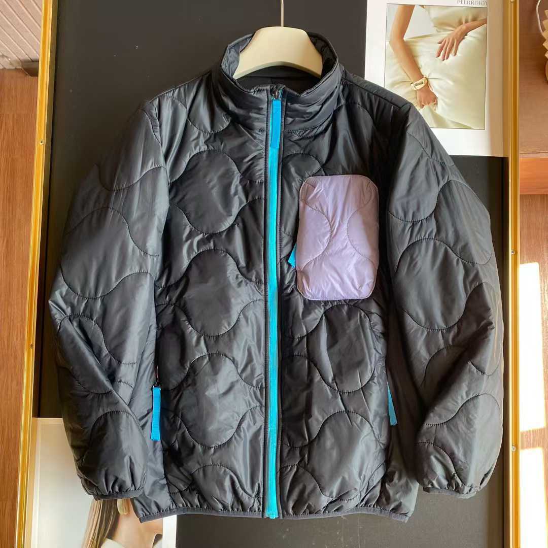 Damen Steppjacke Leicht Hochkragen Praktische Taschen Norvielle