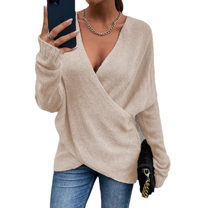 Damen Pullover V-Ausschnitt Norvielle