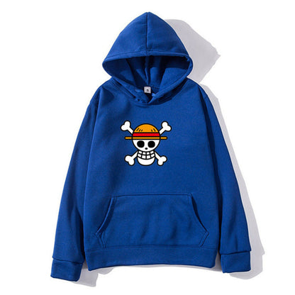 Damen Kapuzenpullover Piratenmotiv Bequem Norvielle