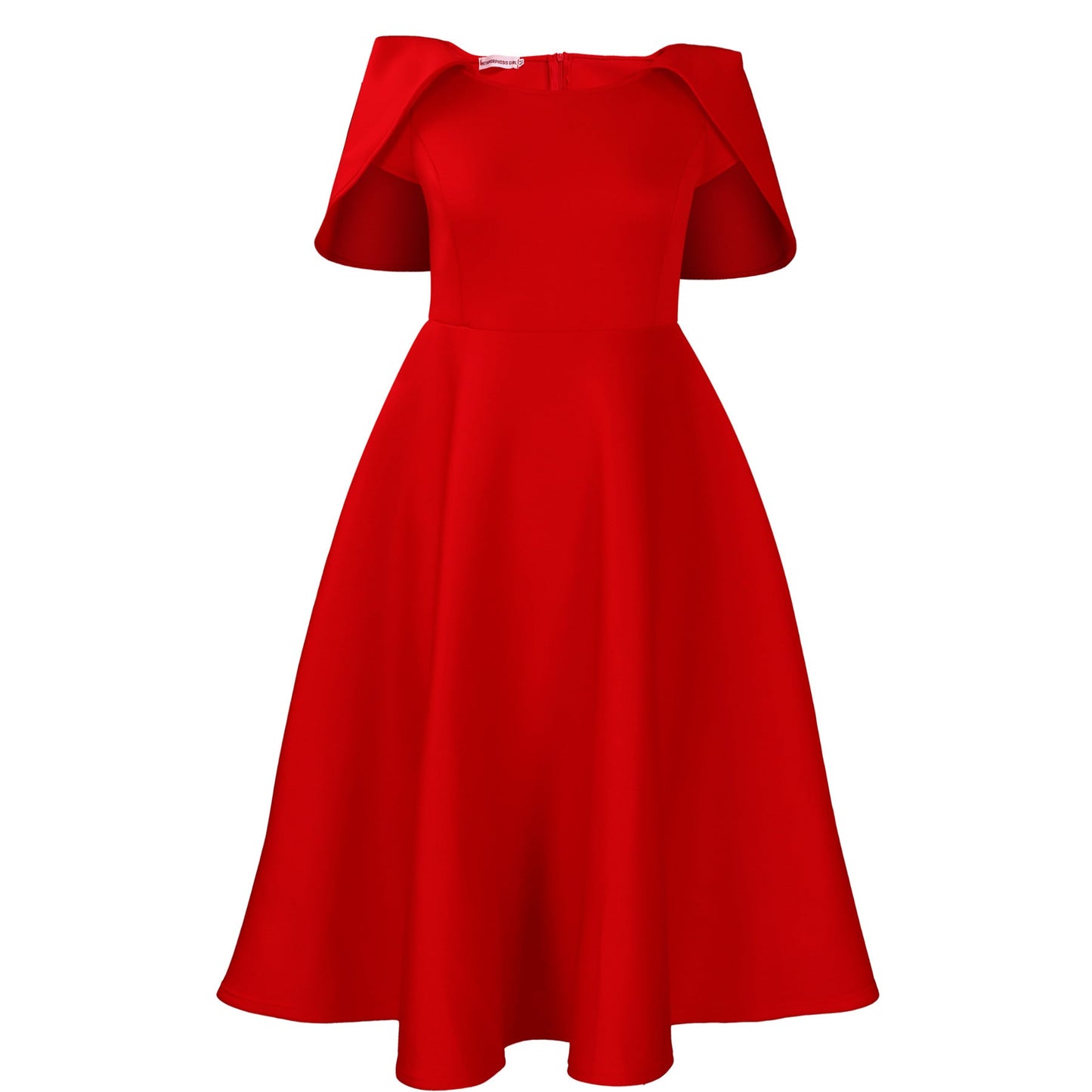 Damen Abendkleid mit Cape Dramatischer Effekt