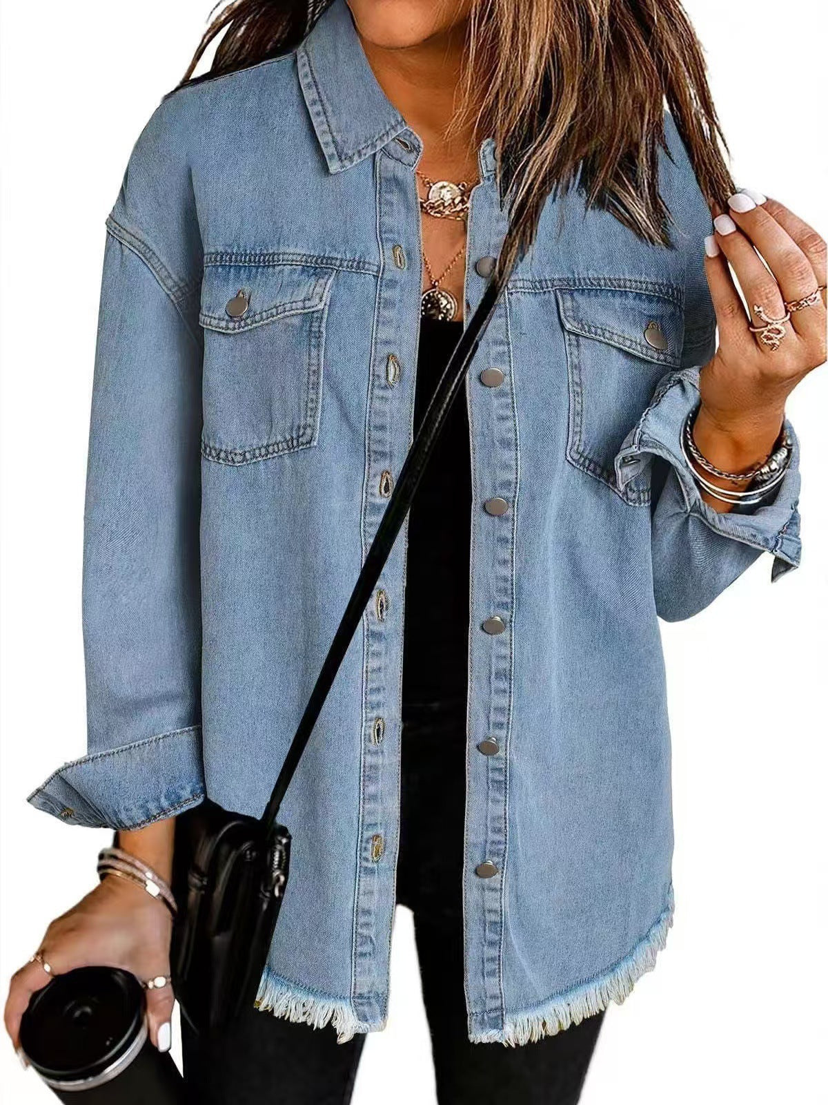 Klassische Damen Jeansjacke