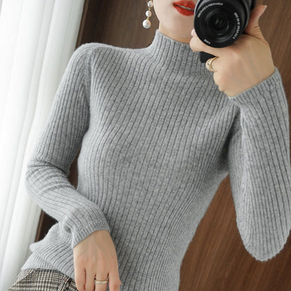Damen Rollkragenpullover Figurschmeichelnd Norvielle