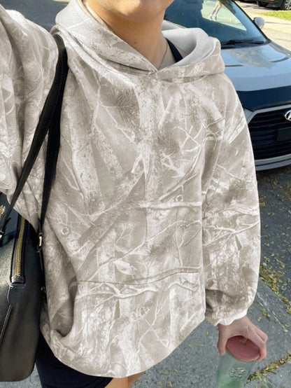 Damen Kapuzenpullover Camouflage Muster Norvielle